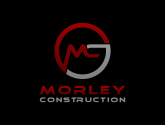 Morley Construction  logo design by BlessedArt