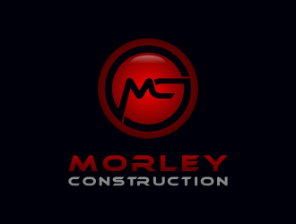 Morley Construction  logo design by BlessedArt