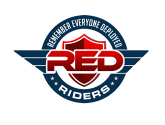 Red Riders logo design by kunejo