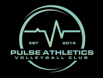 Pulse Athletics Volleyball Club  logo design by shere
