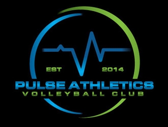 Pulse Athletics Volleyball Club  logo design by shere