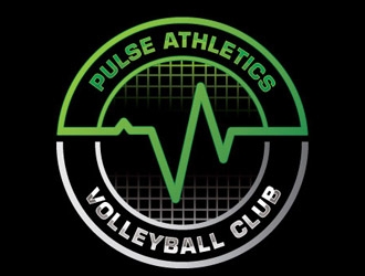 Pulse Athletics Volleyball Club  logo design by shere
