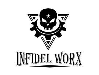 Infidel Worx logo design by Coolwanz