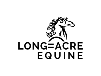 Longacre Equine logo design by oke2angconcept