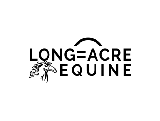 Longacre Equine logo design by oke2angconcept