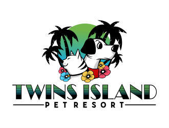 Twins Island Pet Resort logo design by cholis18