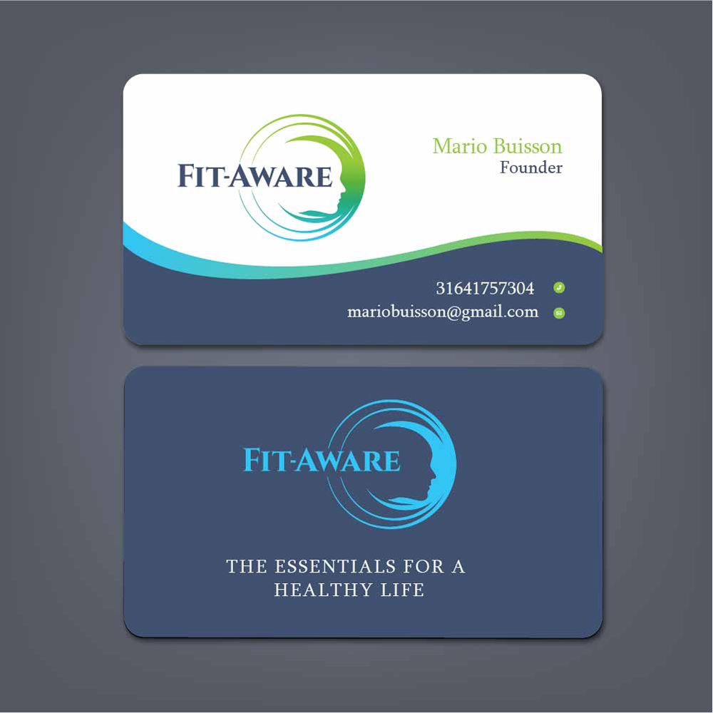 Fit-Aware - Vitality and wellbeing logo design by SOLARFLARE
