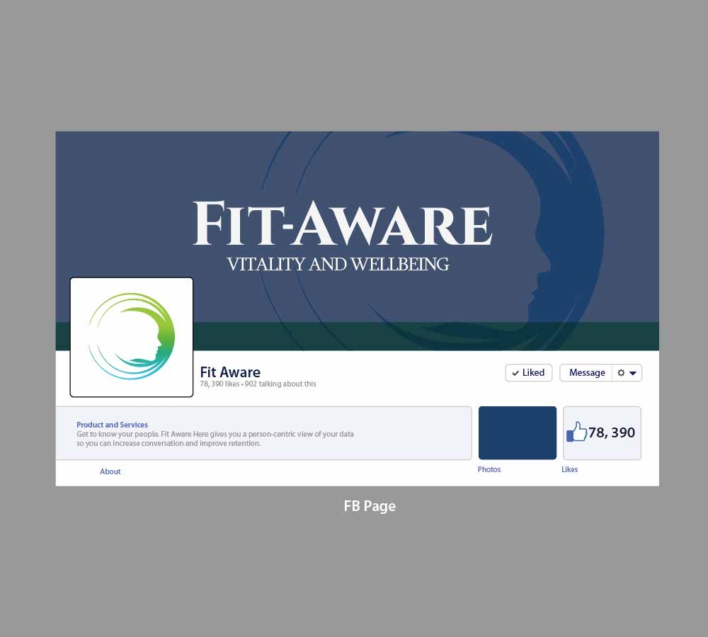 Fit-Aware - Vitality and wellbeing logo design by SOLARFLARE