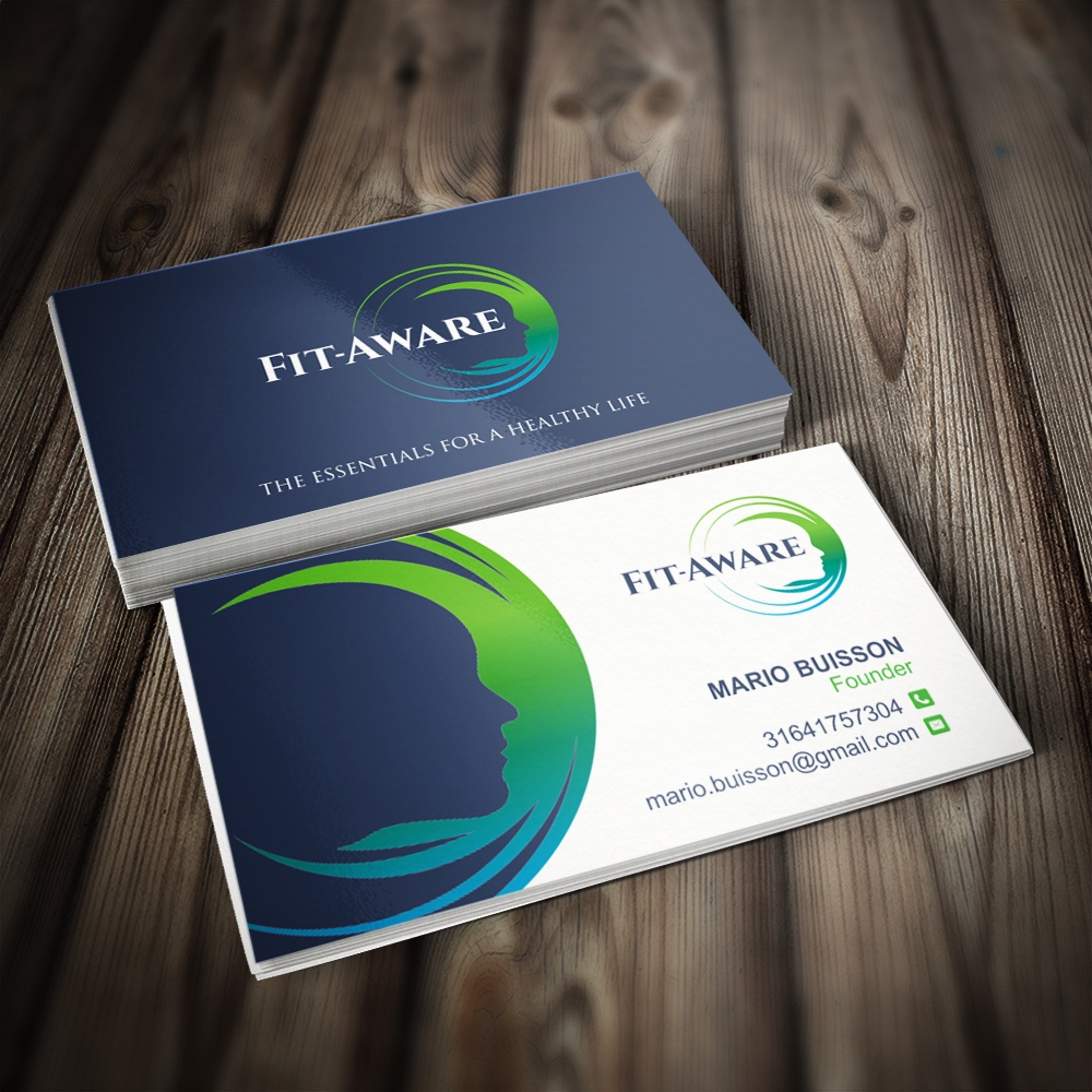 Fit-Aware - Vitality and wellbeing logo design by Kindo