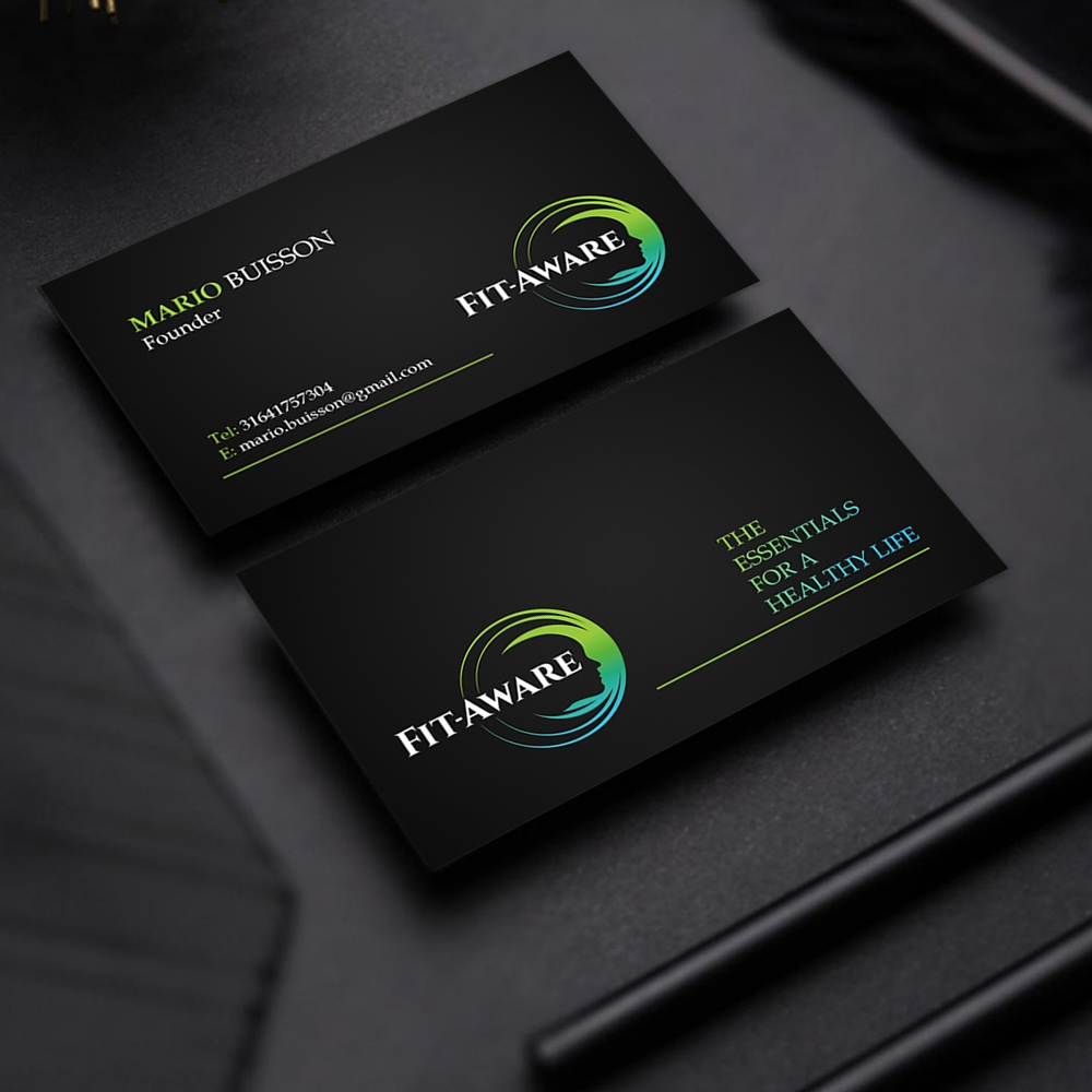 Fit-Aware - Vitality and wellbeing logo design by DreamLogoDesign