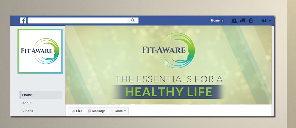 Fit-Aware - Vitality and wellbeing logo design by DreamLogoDesign