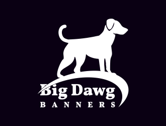 Big Dawg banners logo design by BlessedArt