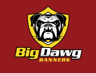 Big Dawg banners logo design by BeDesign