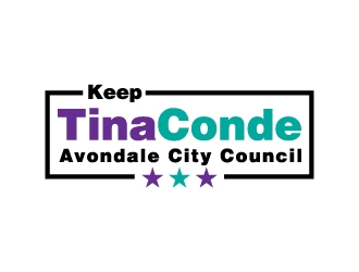 Keep Tina Conde Avondale City Council logo design by ingenious007