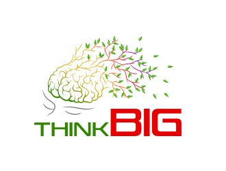 Think Big Podcast logo design by ollylovedesign