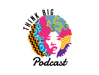 Think Big Podcast logo design by dchris