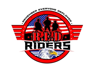 Red Riders logo design by DreamLogoDesign