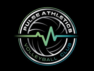 Pulse Athletics Volleyball Club  logo design by REDCROW