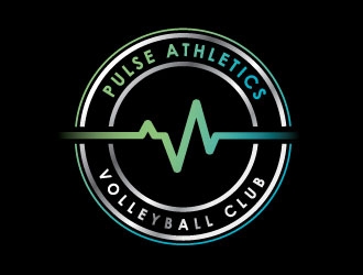 Pulse Athletics Volleyball Club  logo design by REDCROW