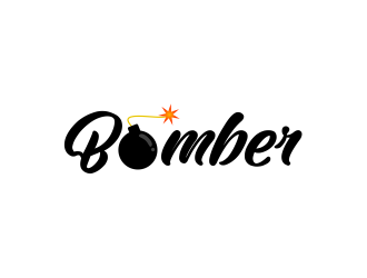 Bomber logo design by evdesign