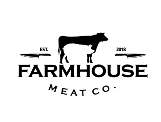 Farmhouse Meat Co. logo design by ingepro