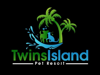 Twins Island Pet Resort logo design by shravya