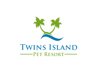 Twins Island Pet Resort logo design by mbamboex