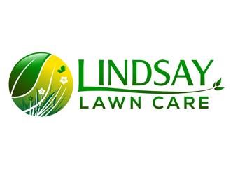 LINDSAY Lawn Care  logo design by megalogos