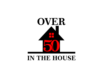 Over 50 in the House logo design by beejo