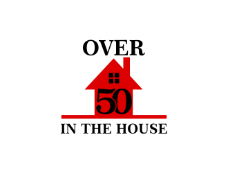 Over 50 in the House logo design by beejo