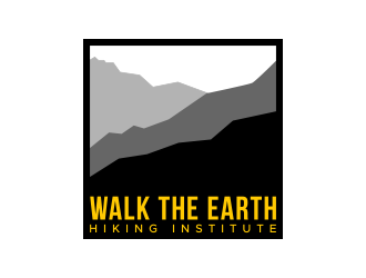 Walk the Earth Hiking Institute logo design by lexipej