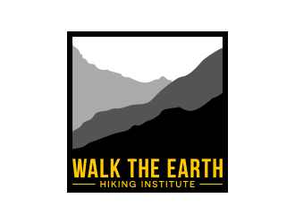 Walk the Earth Hiking Institute logo design by lexipej