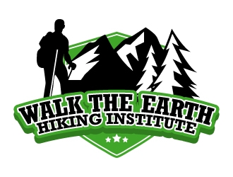 Walk the Earth Hiking Institute logo design by karjen