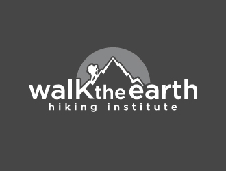 Walk the Earth Hiking Institute logo design by josephope