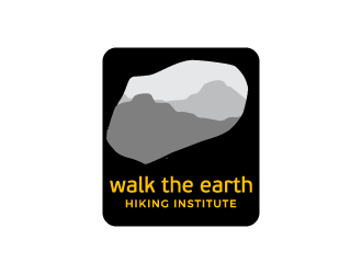 Walk the Earth Hiking Institute logo design by dchris