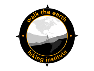 Walk the Earth Hiking Institute logo design by megalogos