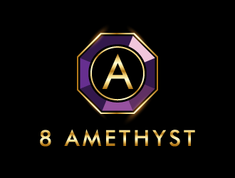 8Amethyst logo design by fillintheblack