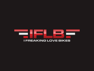 I Freaking Love Bikes  IFLB for short logo design by arturo_