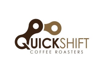 Quick Shift Coffee Roasters logo design by REDCROW