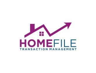 HomeFile Transaction Management logo design by bricton