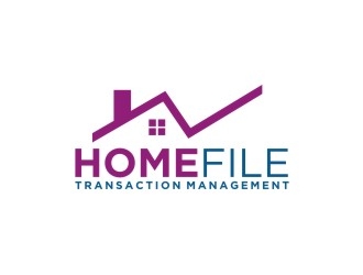 HomeFile Transaction Management logo design by bricton