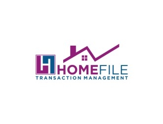 HomeFile Transaction Management logo design by bricton