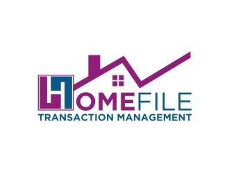 HomeFile Transaction Management logo design by bricton