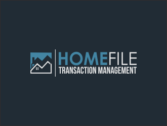 HomeFile Transaction Management logo design by bosbejo
