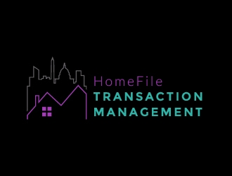 HomeFile Transaction Management logo design by quanghoangvn92