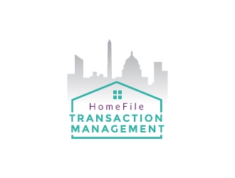 HomeFile Transaction Management logo design by quanghoangvn92