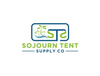 Sojourn Tent Supply Co. logo design by bricton