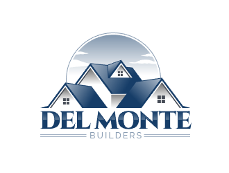 Del Monte Builders logo design by breaded_ham