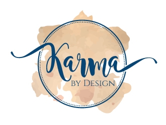 Karma by Design logo design by usashi