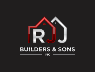 RJJ Builders & Sons Inc logo design by haidar